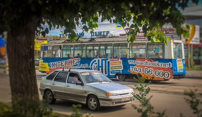 Tram in Atsjinsk