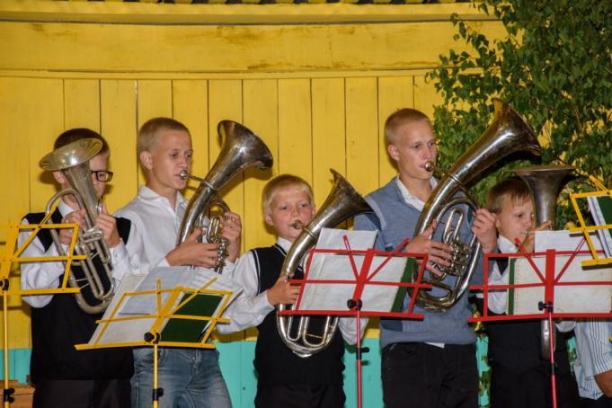 Het in 1901 opgerichte blaasorkest is tot op de dag van vandaag actief © Privéarchief Lina Andrejeva