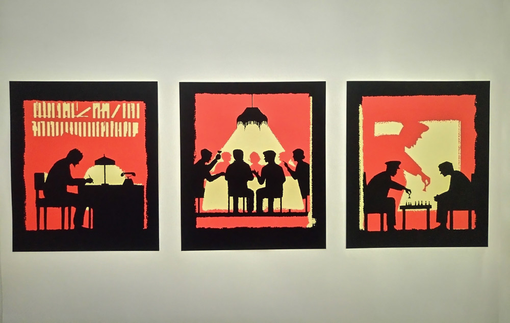 Deze afbeeldingen van de bekende hedendaagse illustrator Francesco Bongiorni zijn een goede weergave van de activiteiten waarmee mensen bezig waren in de kring rond Vladimir Majakovski.