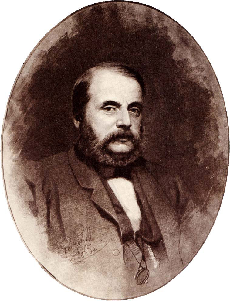 Portret van I.A.Gontsjarov. I.N.Kramskoj, 1865, Poesjkinmuseum, Sint-Petersburg